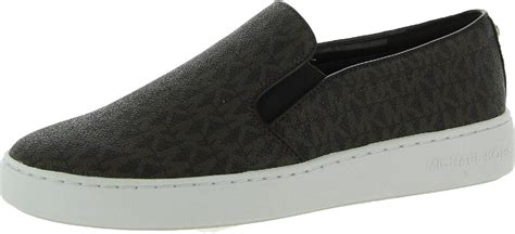 michael kors keatobn gold leather slip on sneaker|keaton logo slip on sneaker.